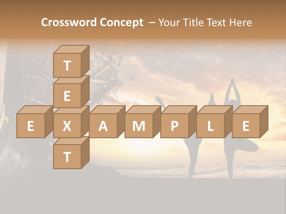 Utthita Balance Sea PowerPoint Template