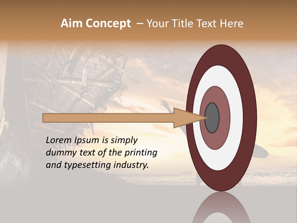 Utthita Balance Sea PowerPoint Template