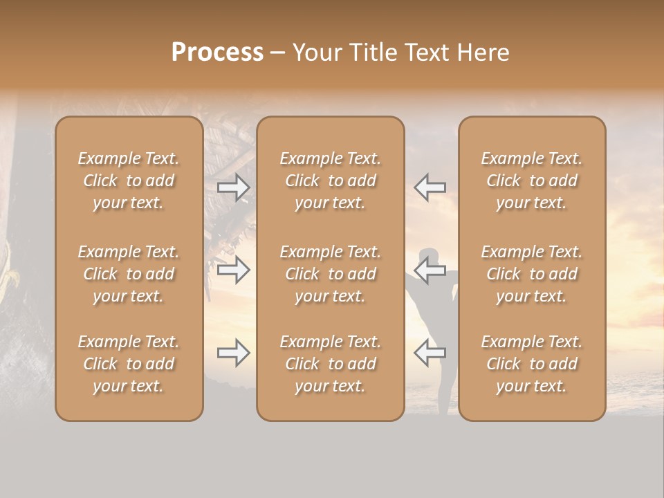 Utthita Balance Sea PowerPoint Template
