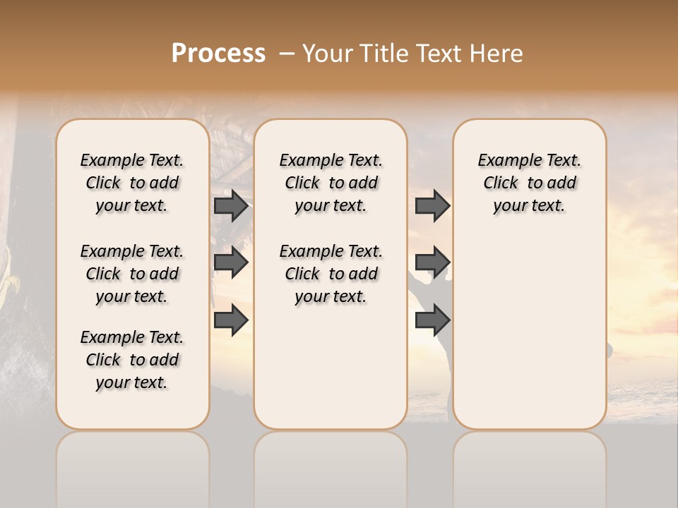 Utthita Balance Sea PowerPoint Template