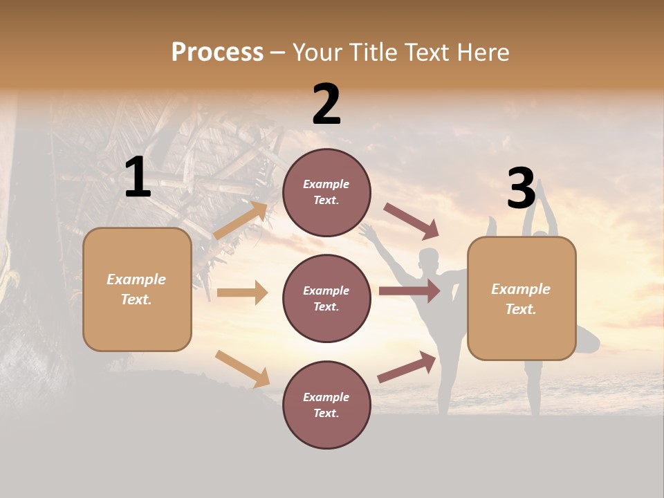 Utthita Balance Sea PowerPoint Template