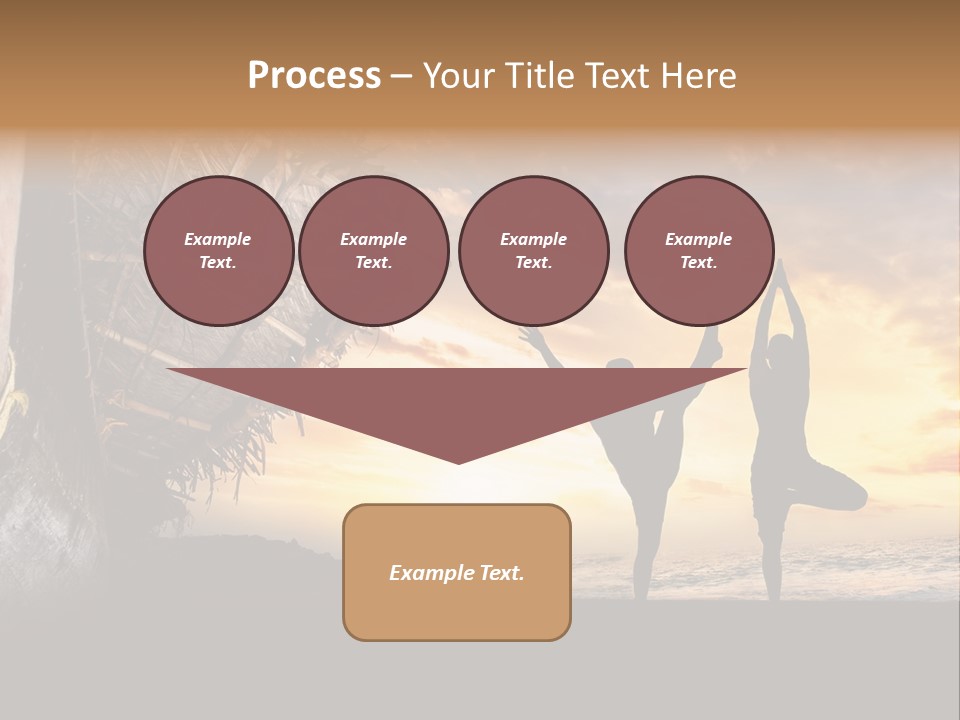 Utthita Balance Sea PowerPoint Template
