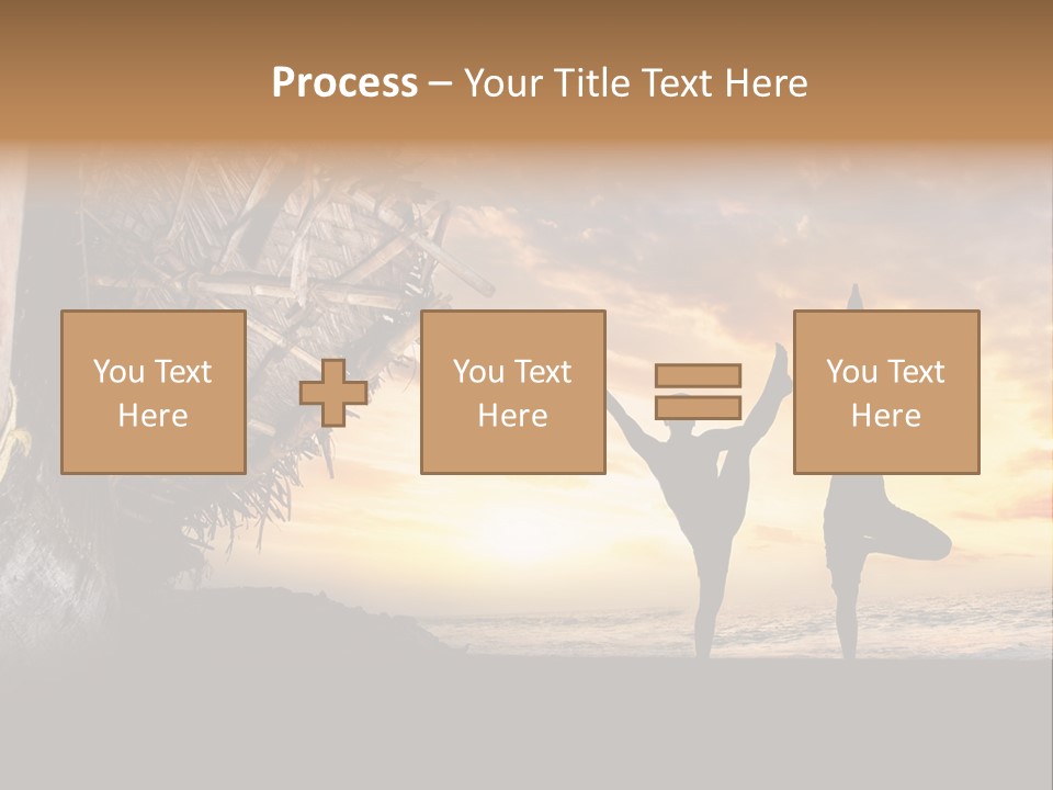 Utthita Balance Sea PowerPoint Template