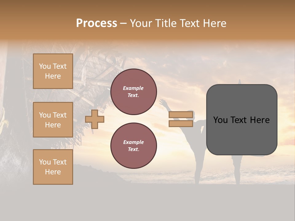 Utthita Balance Sea PowerPoint Template