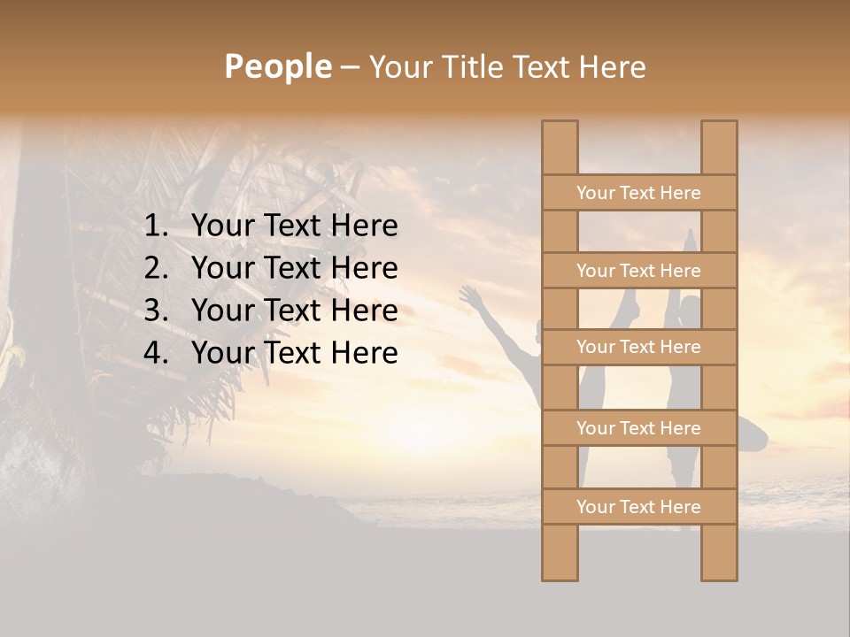 Utthita Balance Sea PowerPoint Template