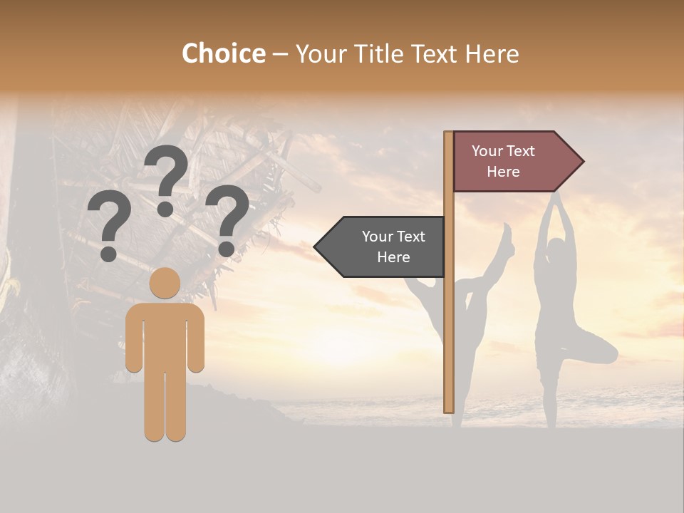 Utthita Balance Sea PowerPoint Template