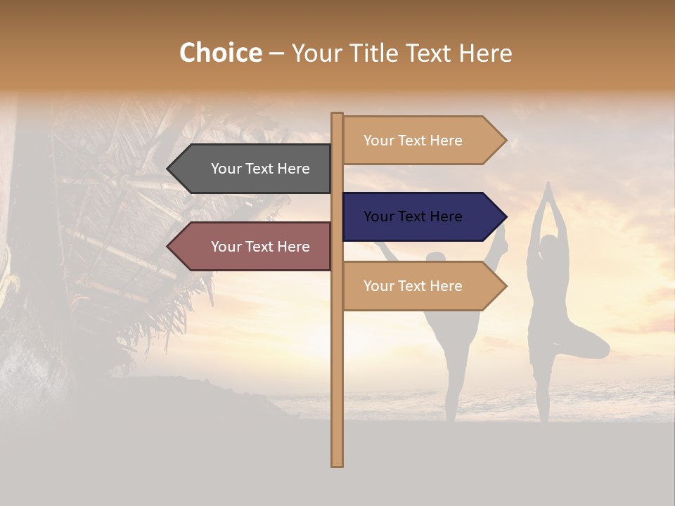Utthita Balance Sea PowerPoint Template