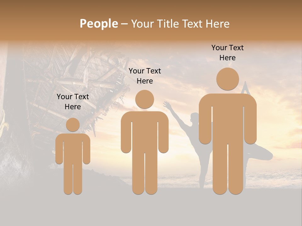 Utthita Balance Sea PowerPoint Template