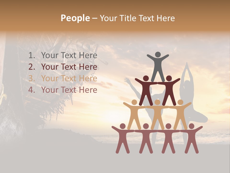 Utthita Balance Sea PowerPoint Template