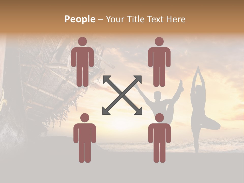 Utthita Balance Sea PowerPoint Template