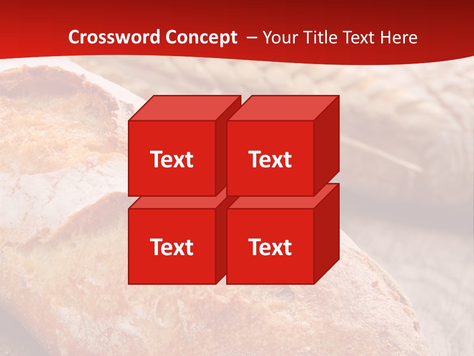 Wheat Baguette Beautiful PowerPoint Template