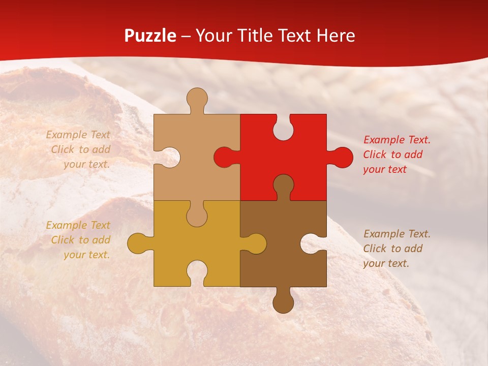 Wheat Baguette Beautiful PowerPoint Template