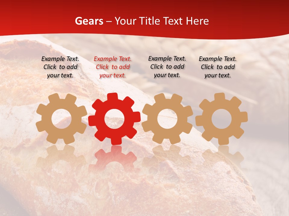 Wheat Baguette Beautiful PowerPoint Template