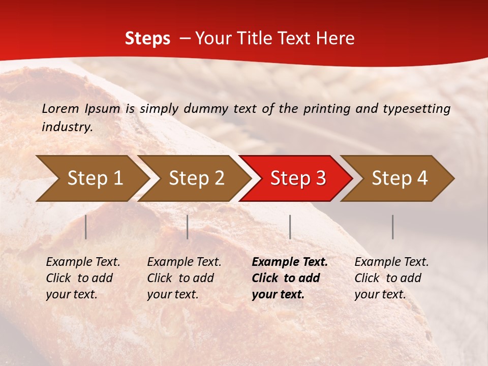 Wheat Baguette Beautiful PowerPoint Template