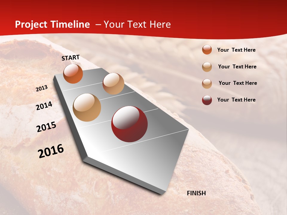 Wheat Baguette Beautiful PowerPoint Template