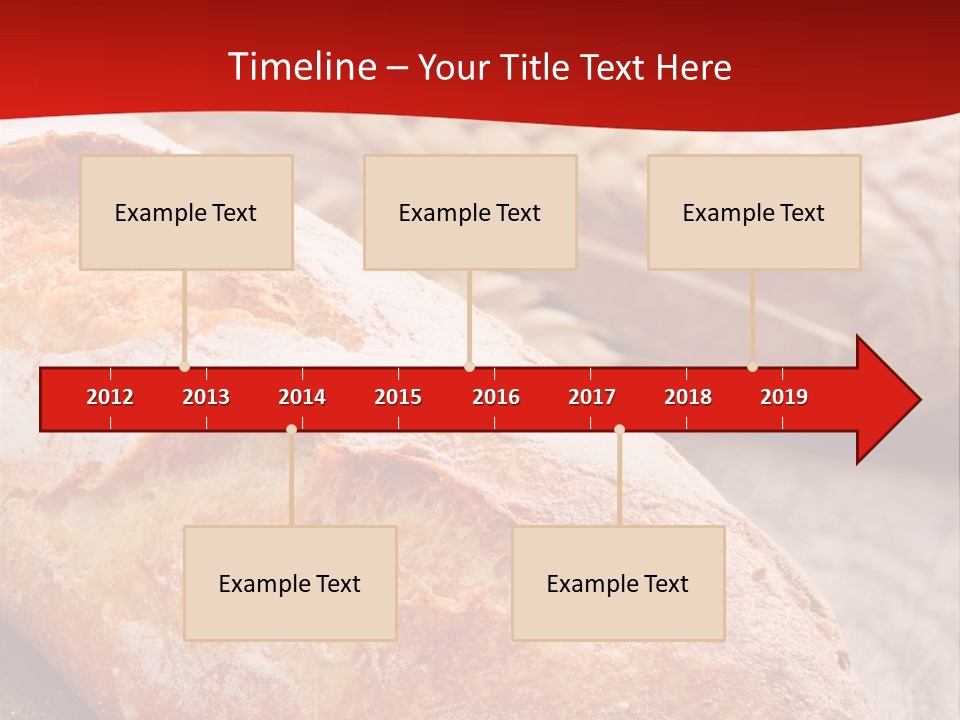 Wheat Baguette Beautiful PowerPoint Template