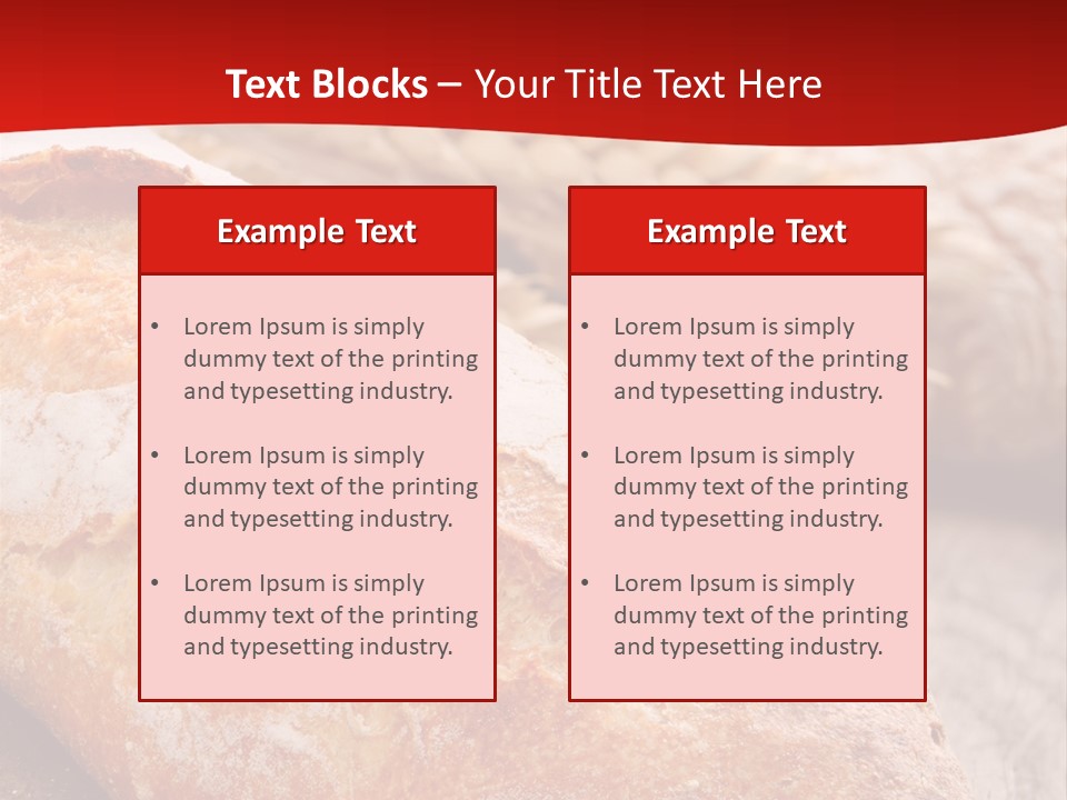 Wheat Baguette Beautiful PowerPoint Template