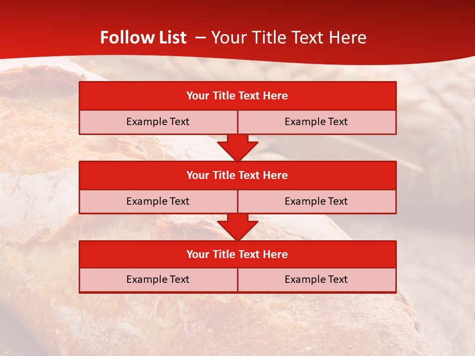 Wheat Baguette Beautiful PowerPoint Template