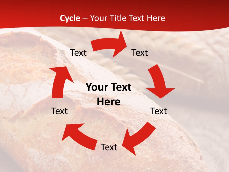 Wheat Baguette Beautiful PowerPoint Template