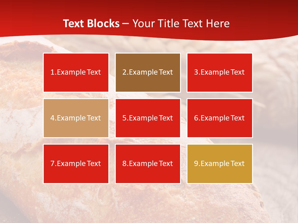 Wheat Baguette Beautiful PowerPoint Template