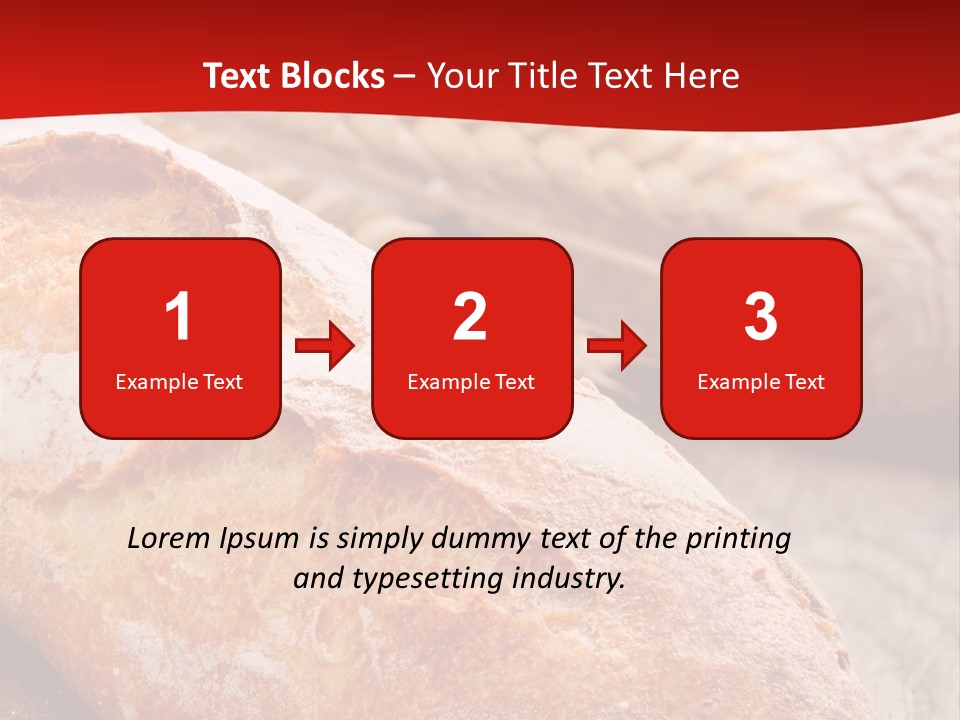 Wheat Baguette Beautiful PowerPoint Template