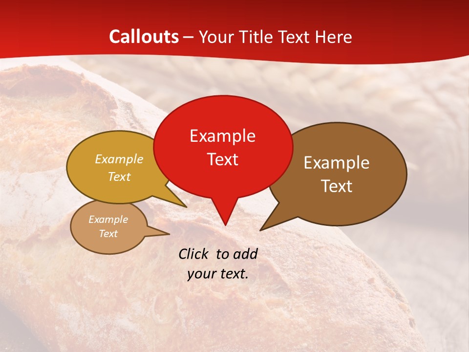 Wheat Baguette Beautiful PowerPoint Template