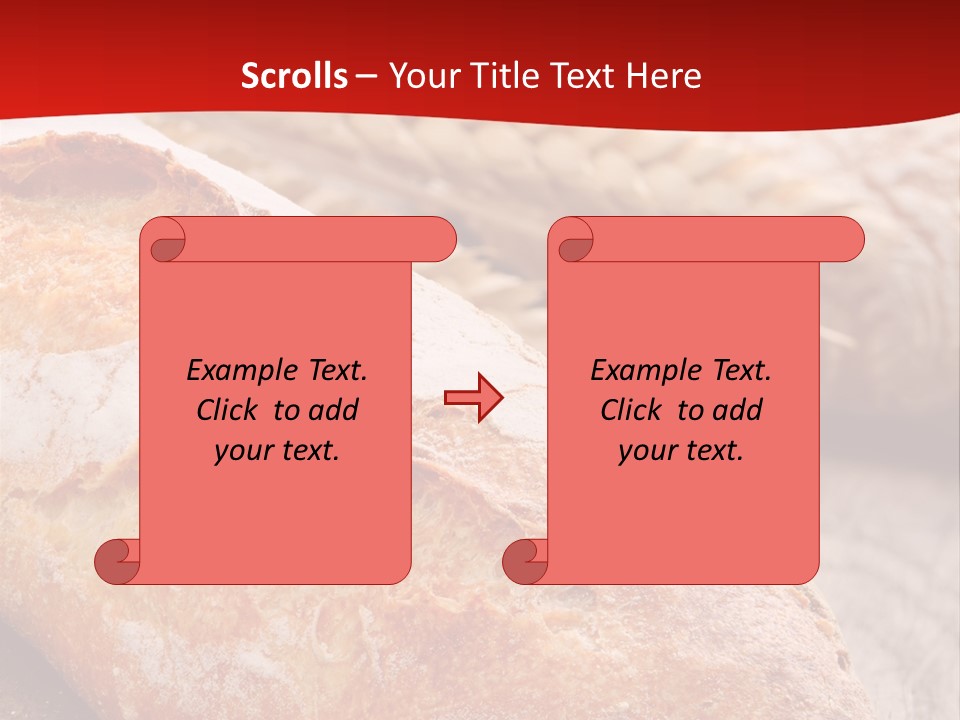 Wheat Baguette Beautiful PowerPoint Template