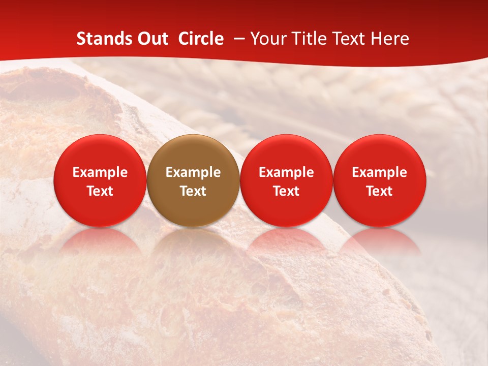 Wheat Baguette Beautiful PowerPoint Template