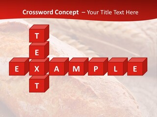 Wheat Baguette Beautiful PowerPoint Template