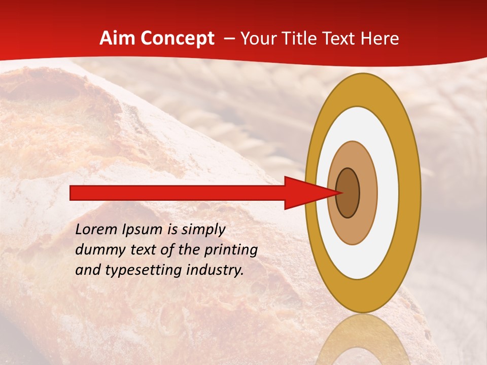 Wheat Baguette Beautiful PowerPoint Template