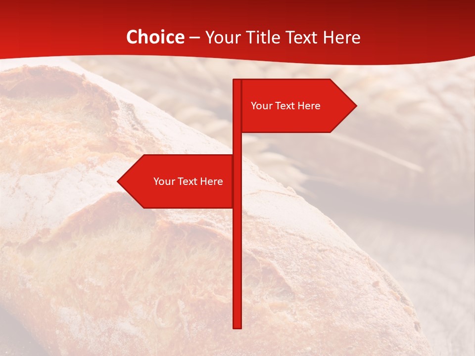 Wheat Baguette Beautiful PowerPoint Template