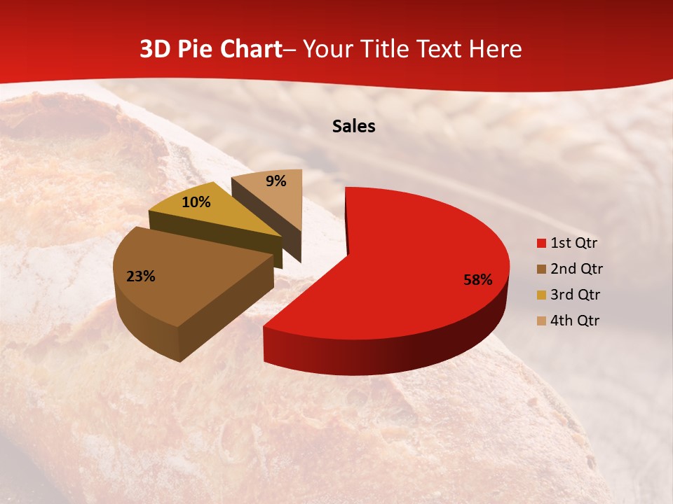 Wheat Baguette Beautiful PowerPoint Template