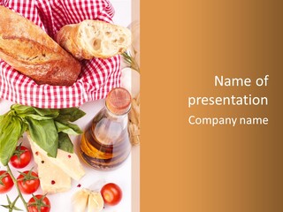 Nutririon Bread Cuisine PowerPoint Template