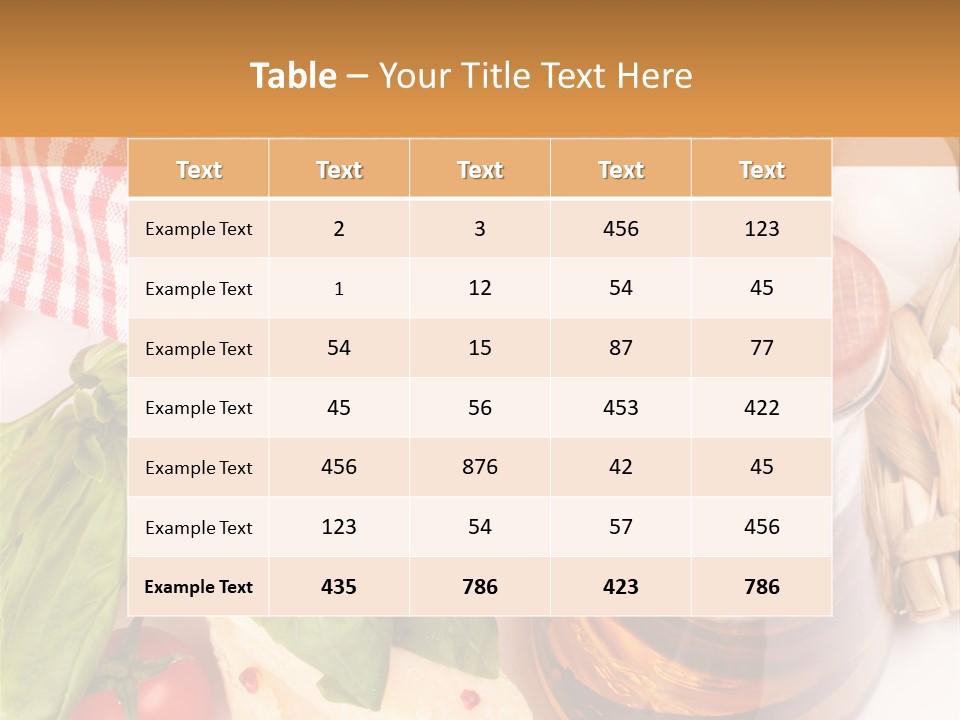 Nutririon Bread Cuisine PowerPoint Template