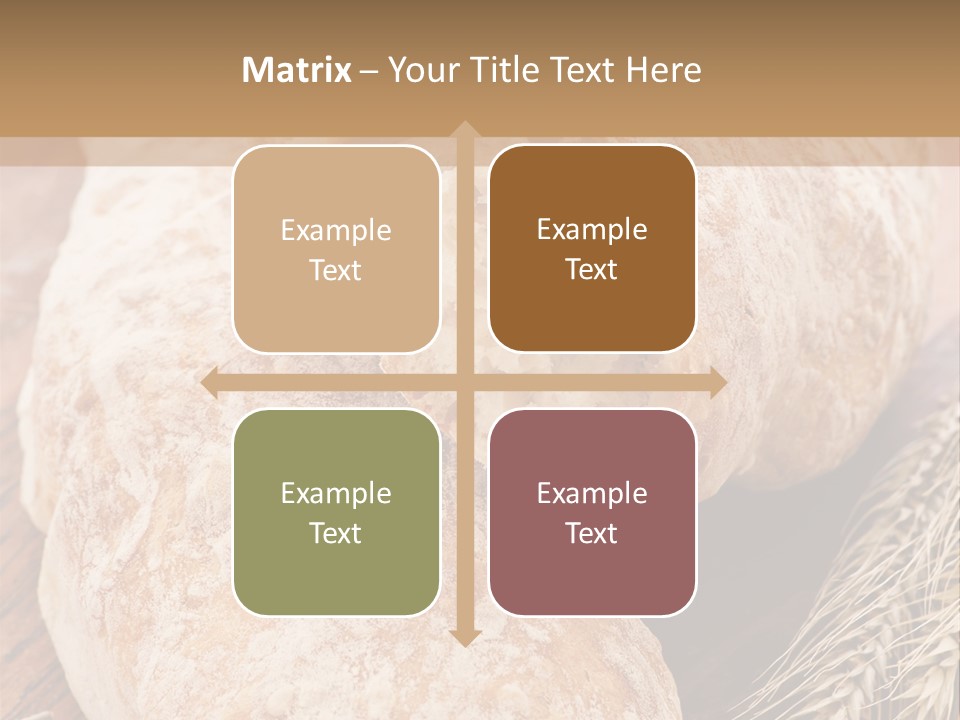 Backen Biologisch Brot PowerPoint Template