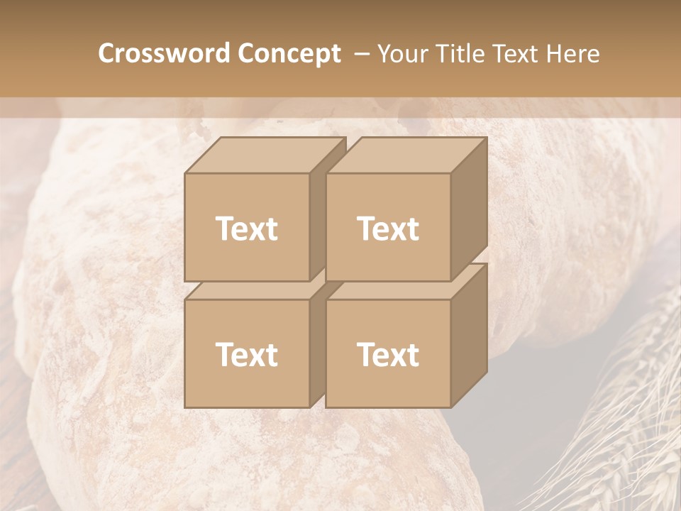 Backen Biologisch Brot PowerPoint Template