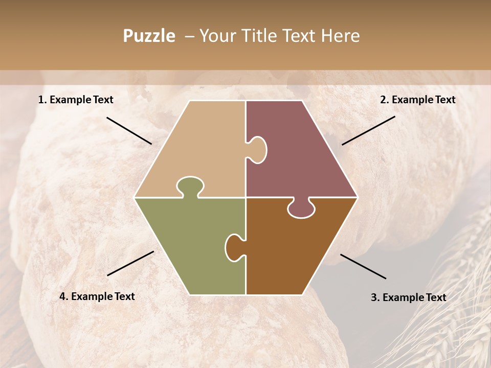 Backen Biologisch Brot PowerPoint Template