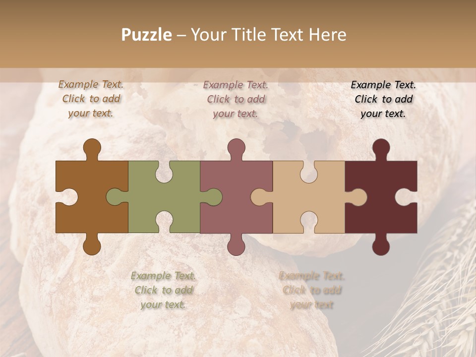 Backen Biologisch Brot PowerPoint Template