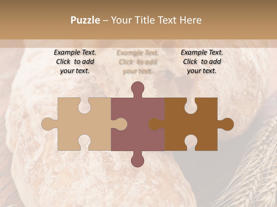 Backen Biologisch Brot PowerPoint Template