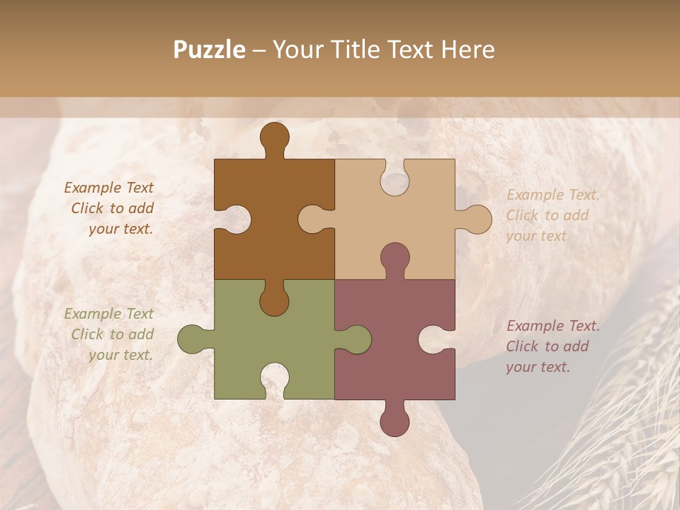 Backen Biologisch Brot PowerPoint Template