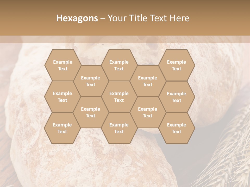 Backen Biologisch Brot PowerPoint Template