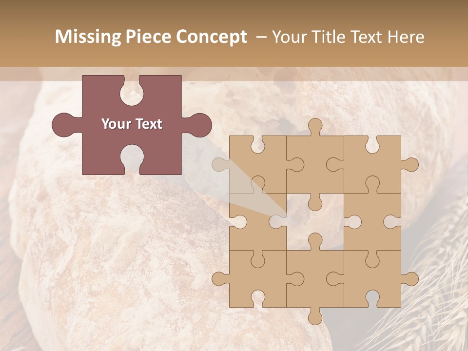 Backen Biologisch Brot PowerPoint Template