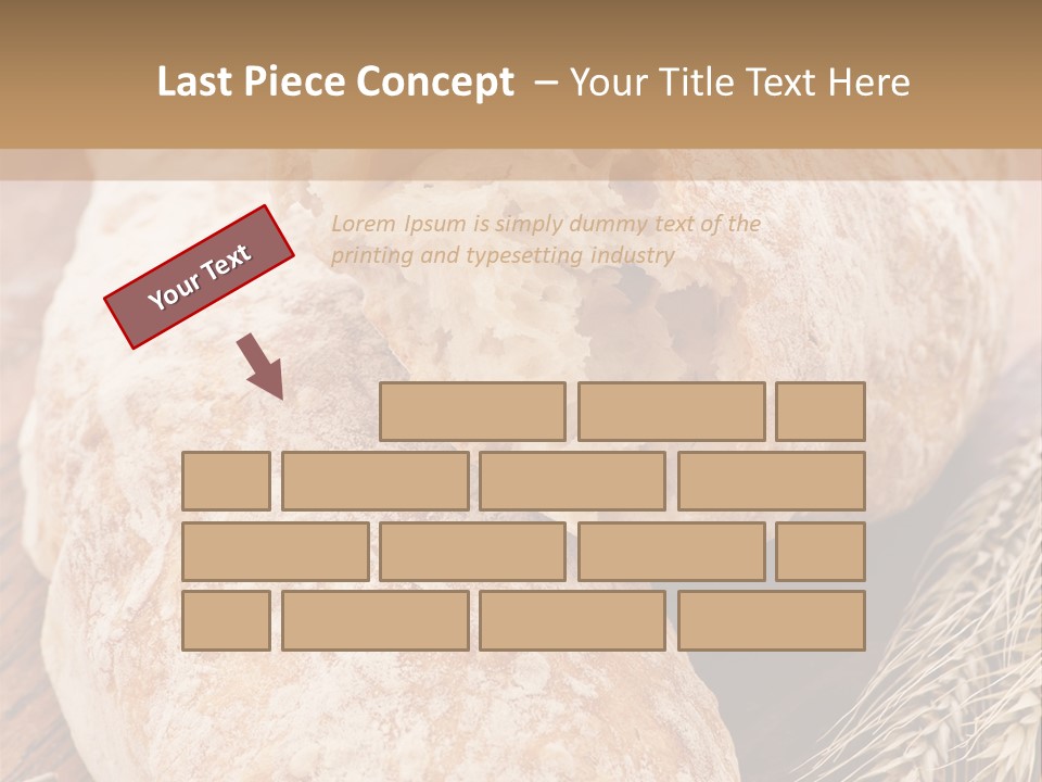 Backen Biologisch Brot PowerPoint Template