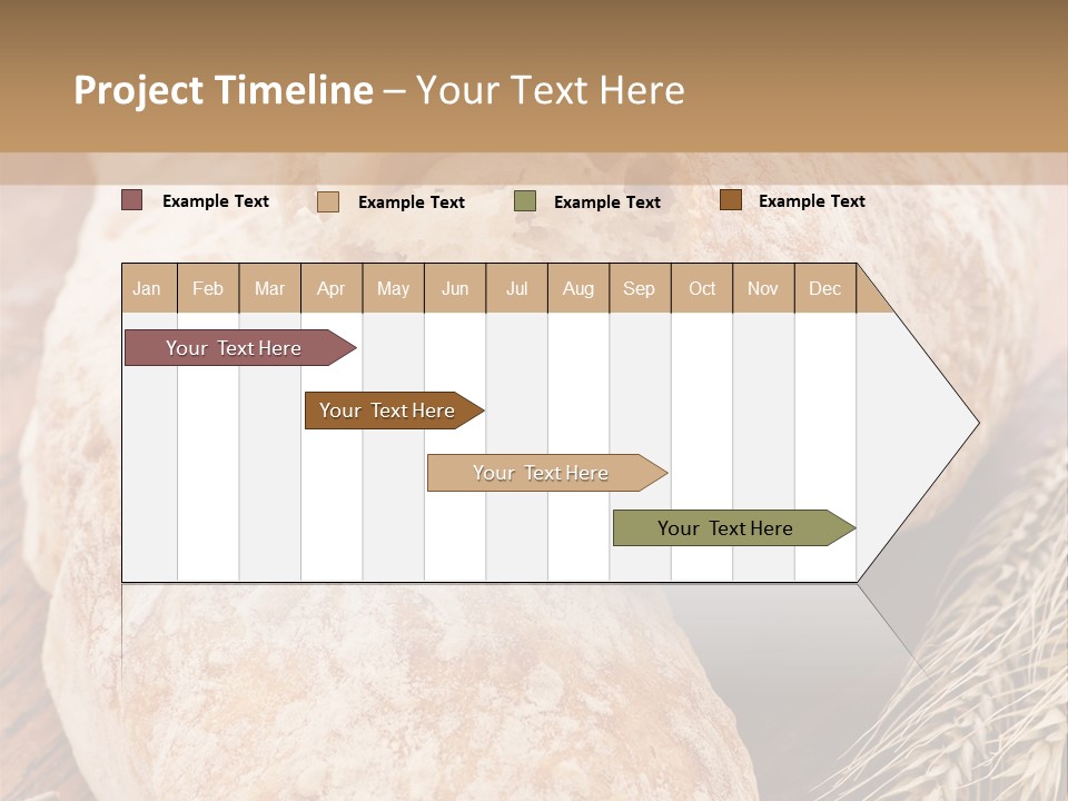 Backen Biologisch Brot PowerPoint Template
