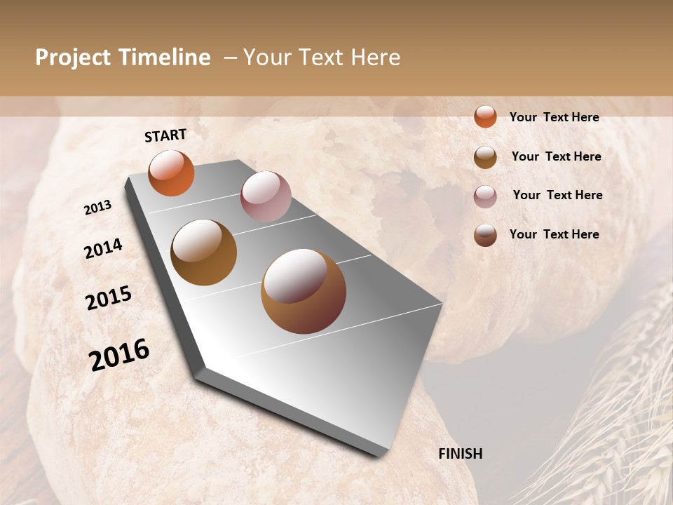 Backen Biologisch Brot PowerPoint Template