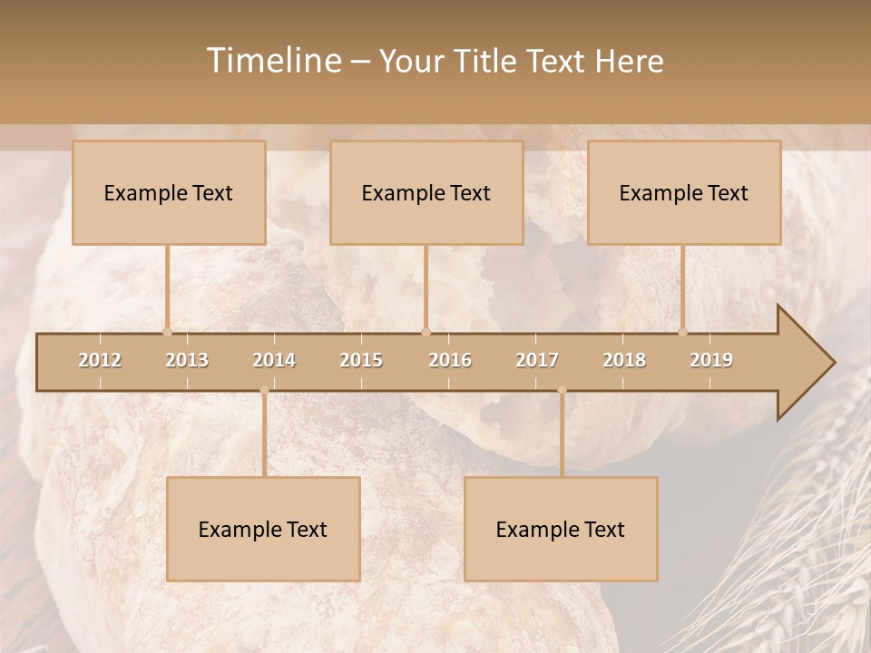 Backen Biologisch Brot PowerPoint Template