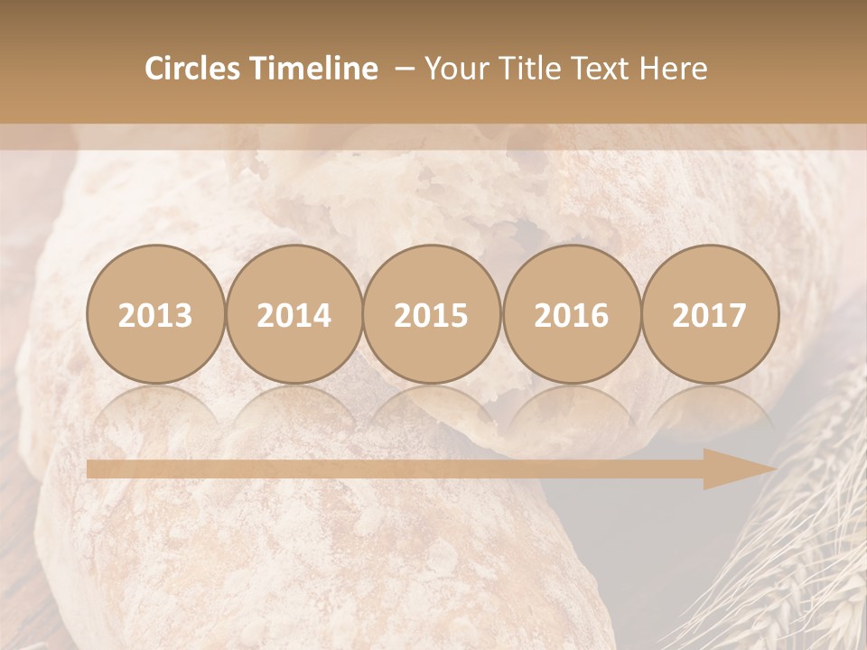 Backen Biologisch Brot PowerPoint Template