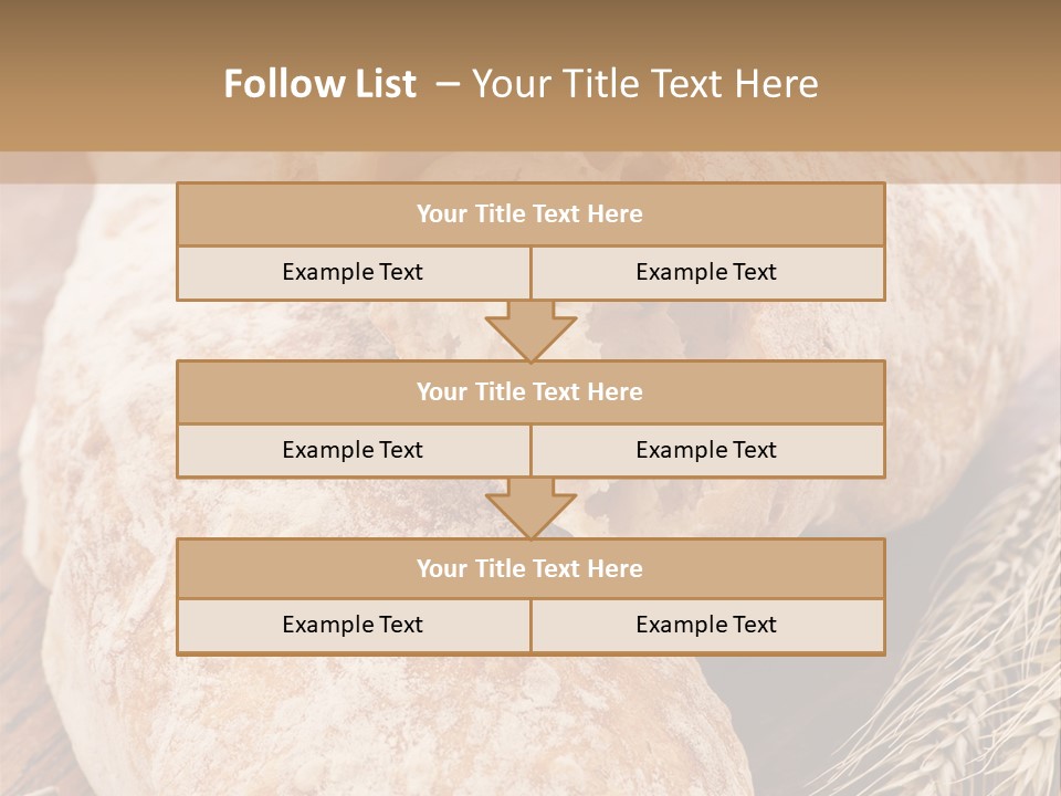 Backen Biologisch Brot PowerPoint Template