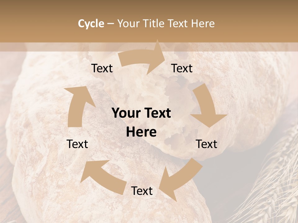 Backen Biologisch Brot PowerPoint Template