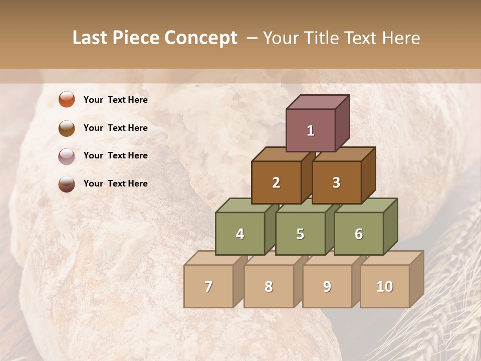 Backen Biologisch Brot PowerPoint Template